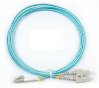 Патчкорд оптический LCUPC-SCUPC MM (OM3) Duplex 2 метра LSZH 3мм