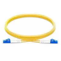 Патчкорд оптический LCUPC SM Duplex 1 метр LSZH 3мм