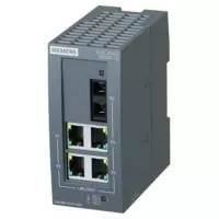 Коммутатор Siemens Scalance XB004-1G_ 4×RJ45 101001000Мбитс 1×SC 1000Мбитс (MM до 750м)