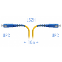 Патчкорд оптический SCUPC SM Simplex 10 метров LSZH 3мм