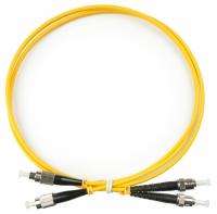 Патчкорд оптический FCUPC SM  Duplex 1 метр LSZH 3 мм