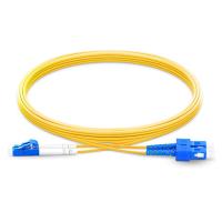 Патчкорд оптический LCUPC-SCUPC SM Duplex 5 метров LSZH 3мм