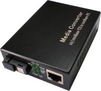 Медиаконвертер 10100-Base-T - 100Base-FX TxRx_ 13101550нм поддержка LFP (DIP) БП AC DC