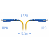 Пигтейл оптический SCUPC SM Simplex 05 метра LSZH 09мм
